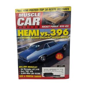 MUSCLE CAR‎ REVIEW Magazine - July  2001 Issue - Hemi Poster - GTO